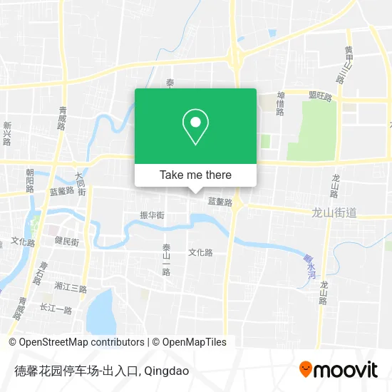 德馨花园停车场-出入口 map