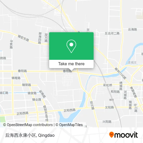 后海西永康小区 map