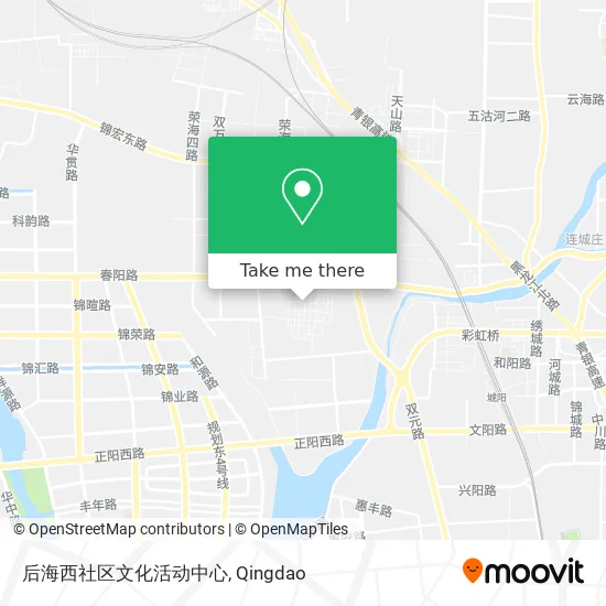 后海西社区文化活动中心 map