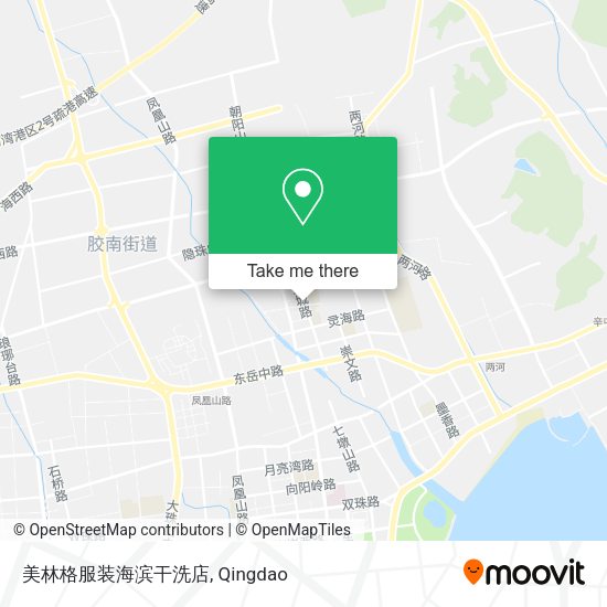 美林格服装海滨干洗店 map