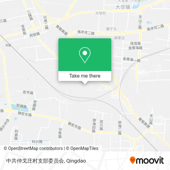 中共仲戈庄村支部委员会 map