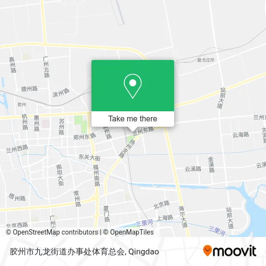 胶州市九龙街道办事处体育总会 map