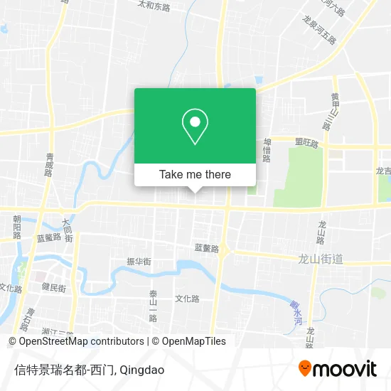 信特景瑞名都-西门 map