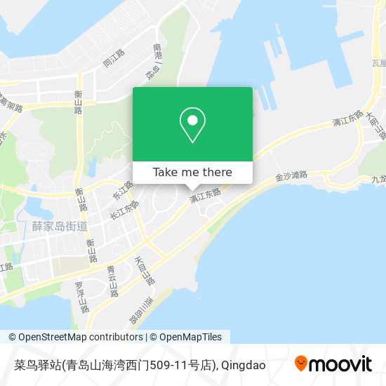 菜鸟驿站(青岛山海湾西门509-11号店) map