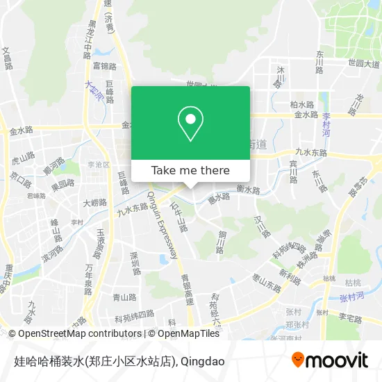 娃哈哈桶装水(郑庄小区水站店) map