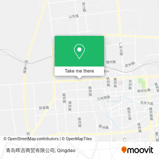 青岛晖吉商贸有限公司 map