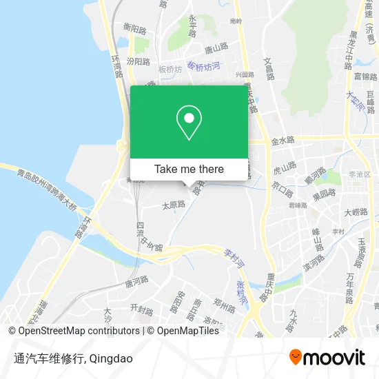 通汽车维修行 map