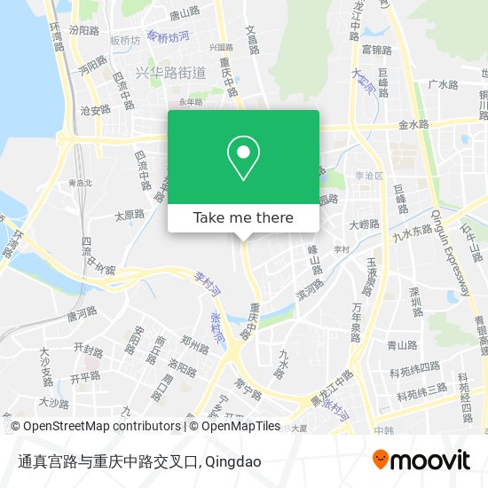 通真宫路与重庆中路交叉口 map