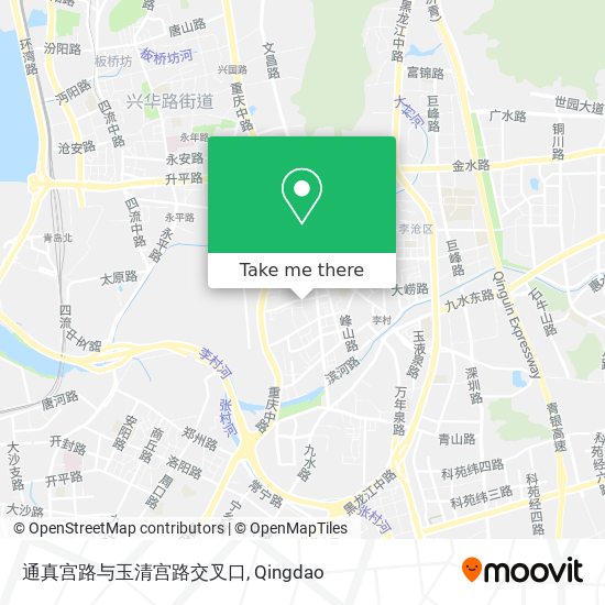 通真宫路与玉清宫路交叉口 map