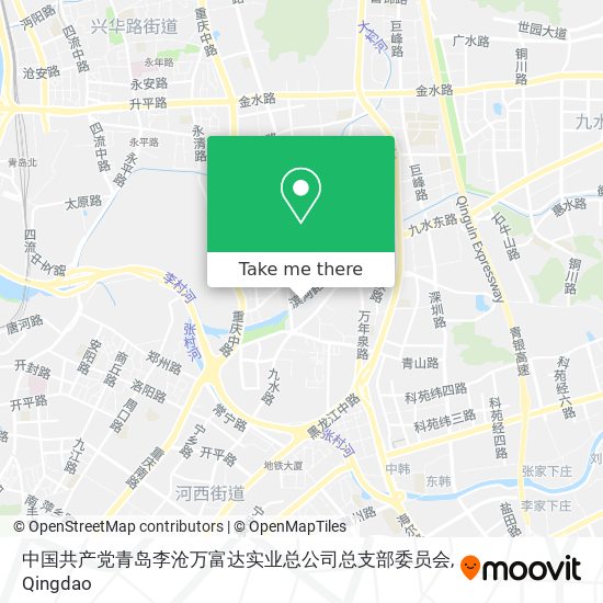 中国共产党青岛李沧万富达实业总公司总支部委员会 map