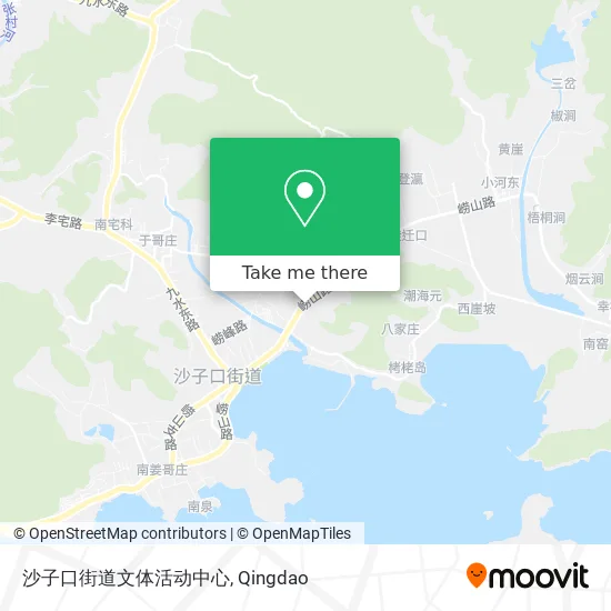 沙子口街道文体活动中心 map