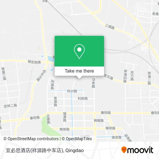 宜必思酒店(祥源路中车店) map