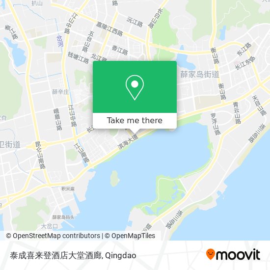 泰成喜来登酒店大堂酒廊 map