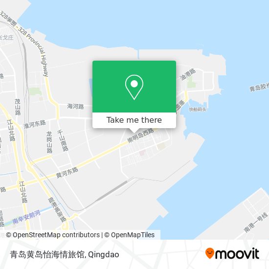 青岛黄岛怡海情旅馆 map