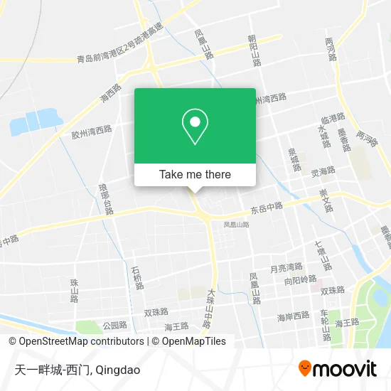 天一畔城-西门 map