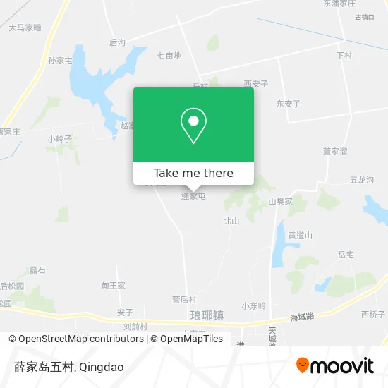 薛家岛五村 map