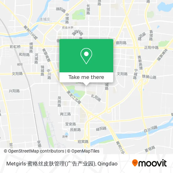 Metgirls·蜜格丝皮肤管理(广告产业园) map