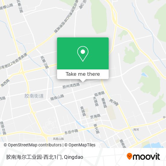 胶南海尔工业园-西北1门 map