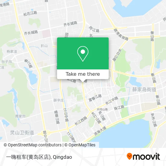一嗨租车(黄岛区店) map