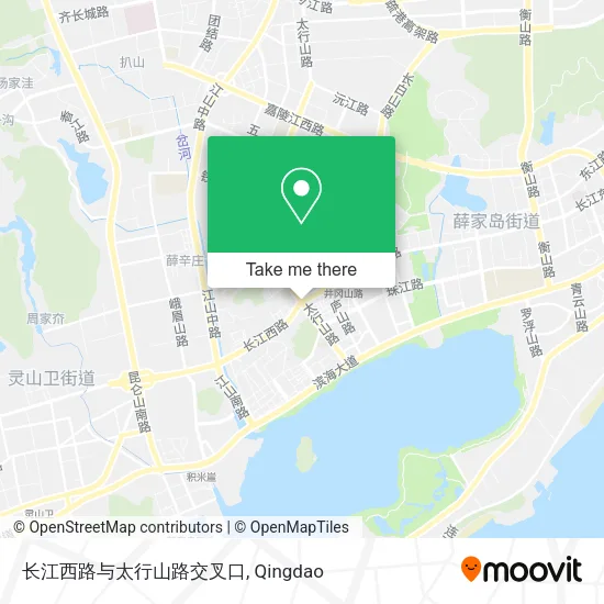 长江西路与太行山路交叉口 map