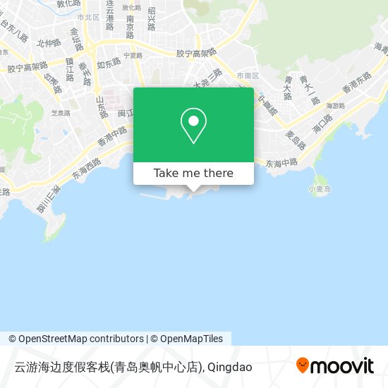 云游海边度假客栈(青岛奥帆中心店) map