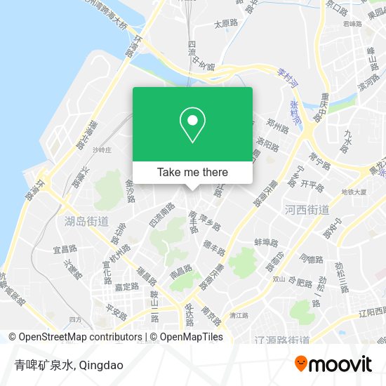 青啤矿泉水 map
