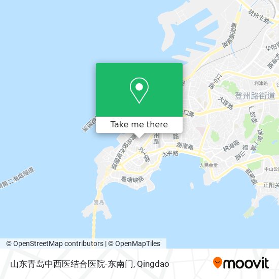 山东青岛中西医结合医院-东南门 map