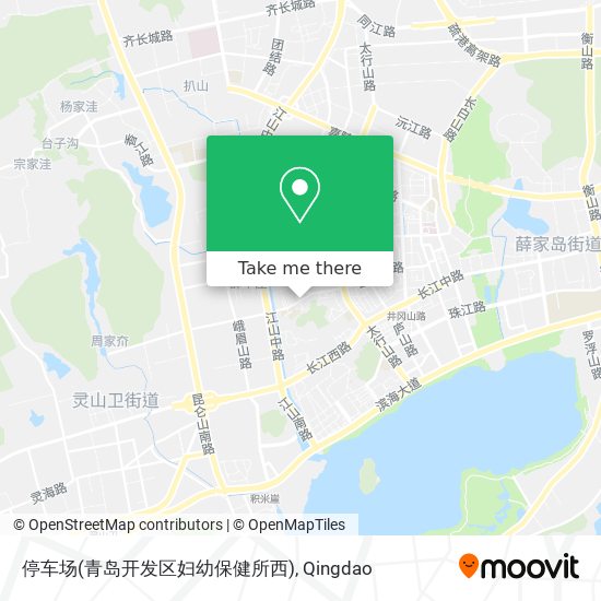 停车场(青岛开发区妇幼保健所西) map