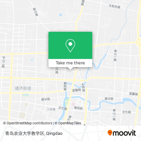 青岛农业大学教学区 map