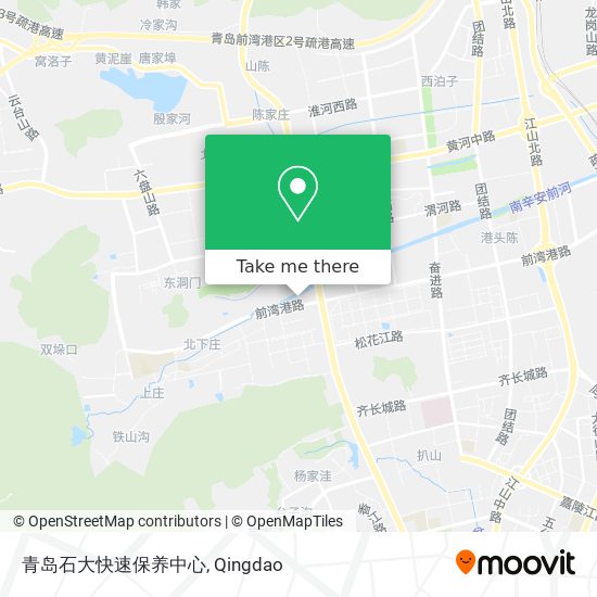 青岛石大快速保养中心 map