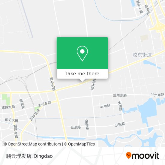 鹏云理发店 map