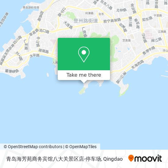 青岛海芳苑商务宾馆八大关景区店-停车场 map