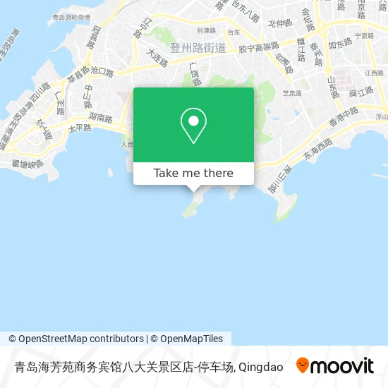 青岛海芳苑商务宾馆八大关景区店-停车场 map