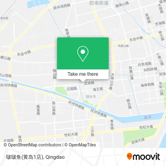 啵啵鱼(黄岛1店) map