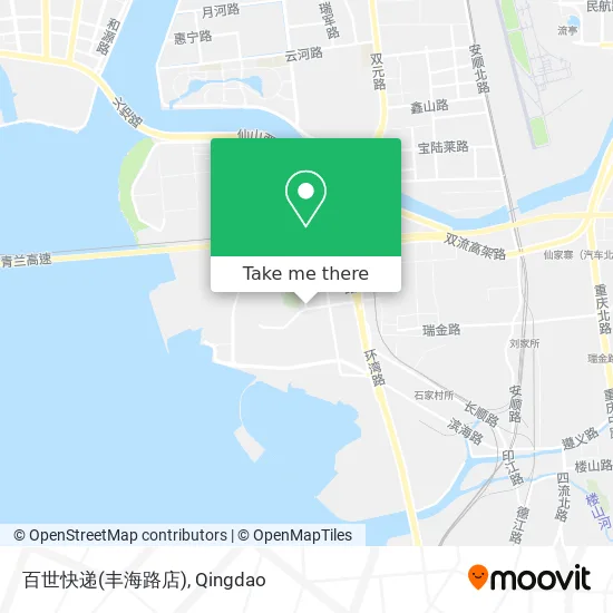 百世快递(丰海路店) map