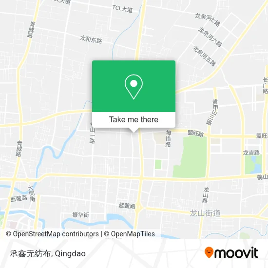 承鑫无纺布 map