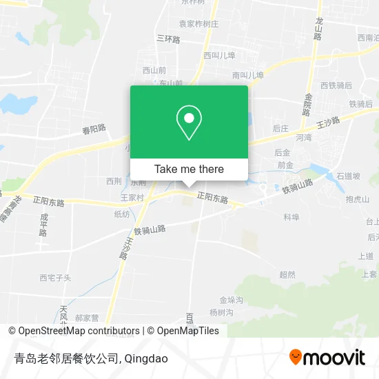 青岛老邻居餐饮公司 map