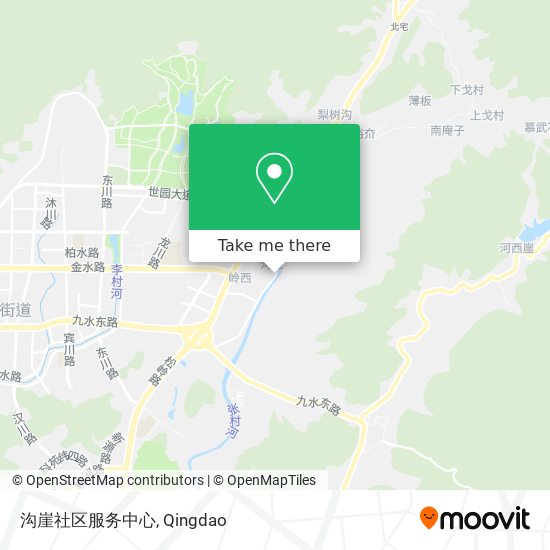 沟崖社区服务中心 map