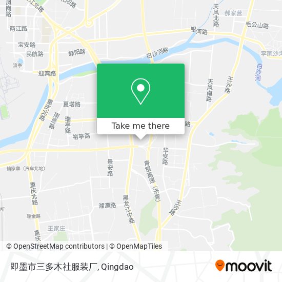 即墨市三多木社服装厂 map