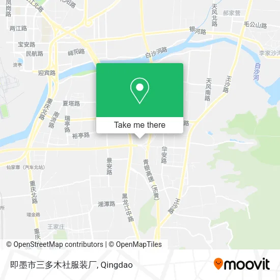 即墨市三多木社服装厂 map