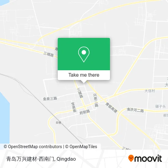 青岛万兴建材-西南门 map