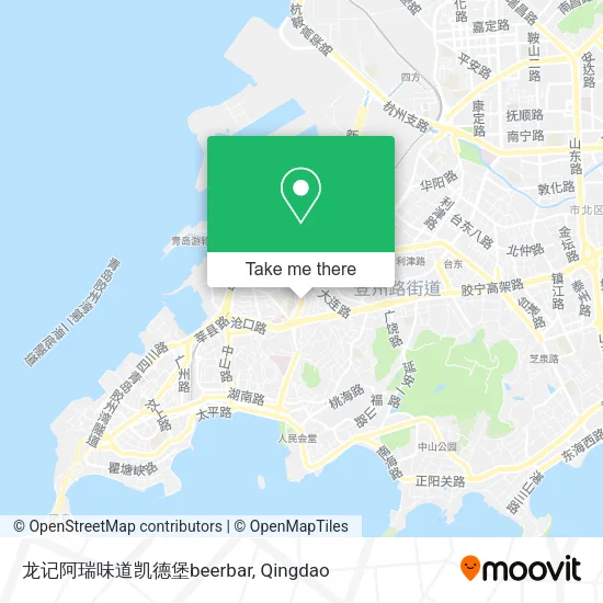 龙记阿瑞味道凯德堡beerbar map