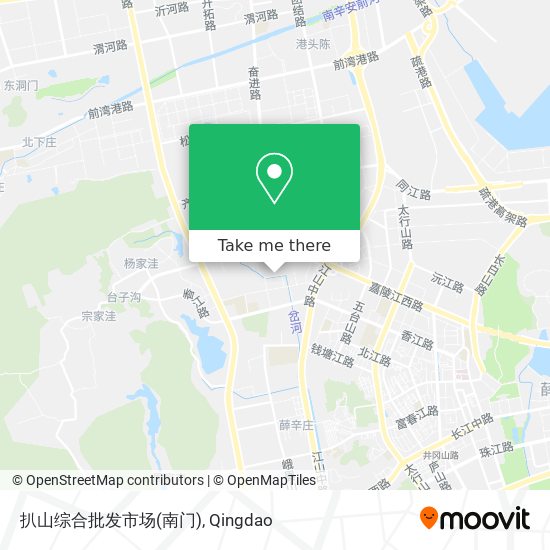 扒山综合批发市场(南门) map