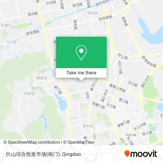 扒山综合批发市场(南门) map