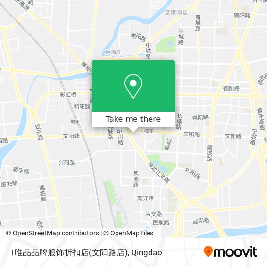 T唯品品牌服饰折扣店(文阳路店) map