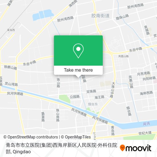 青岛市市立医院(集团)西海岸新区人民医院-外科住院部 map