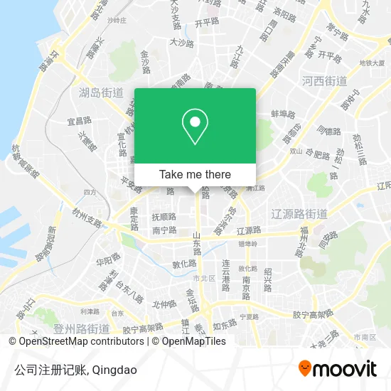 公司注册记账 map