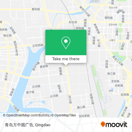 青岛方中圆广告 map