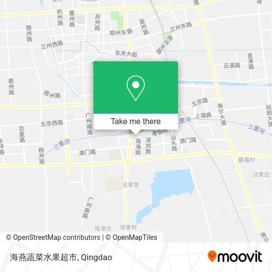 海燕蔬菜水果超市 map
