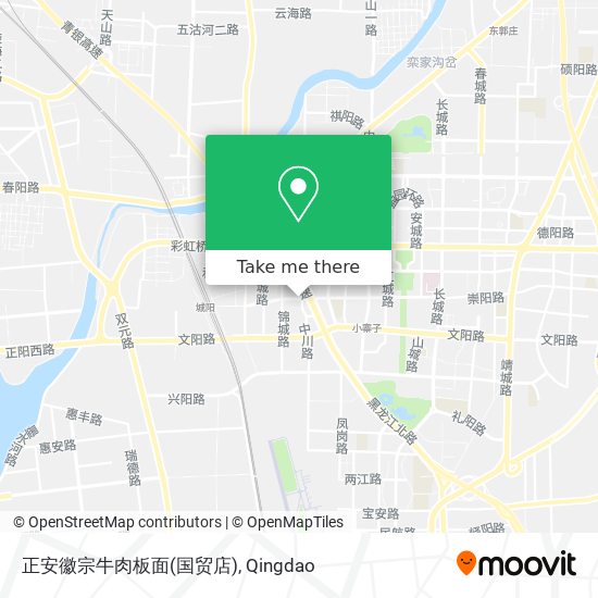 正安徽宗牛肉板面(国贸店) map